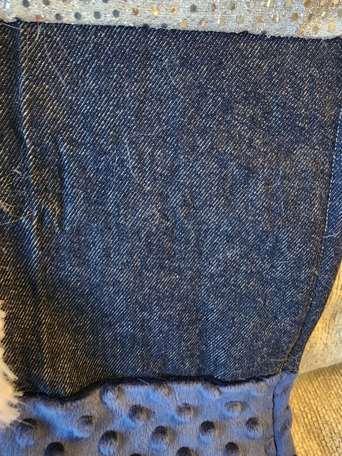 Sensory Blanket- Red White Blue Theme fidget lap blanket Dementia