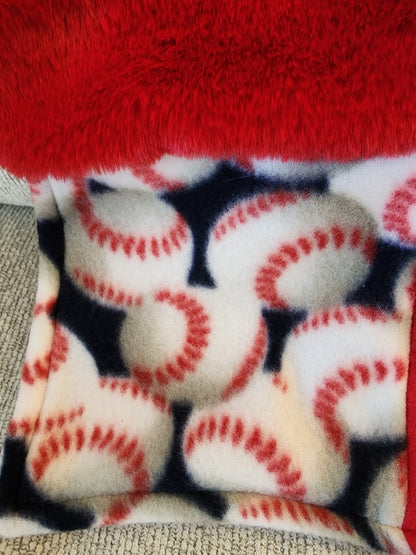 Sensory Blanket- Baseball Theme fidget lap blanket Dementia