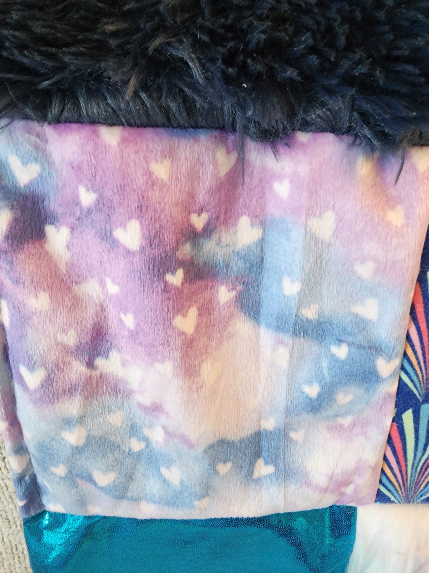 Sensory Blanket-Dolphins Theme fidget lap blanket Dementia