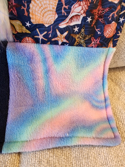Sensory Blanket-Dolphins Theme fidget lap blanket Dementia
