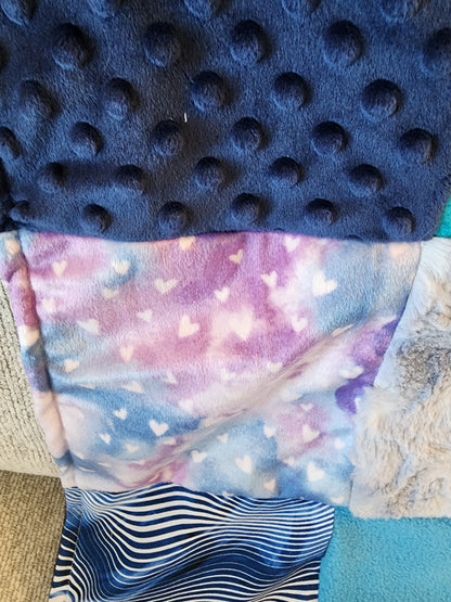 Sensory Blanket- SharksTheme fidget lap blanket Dementia