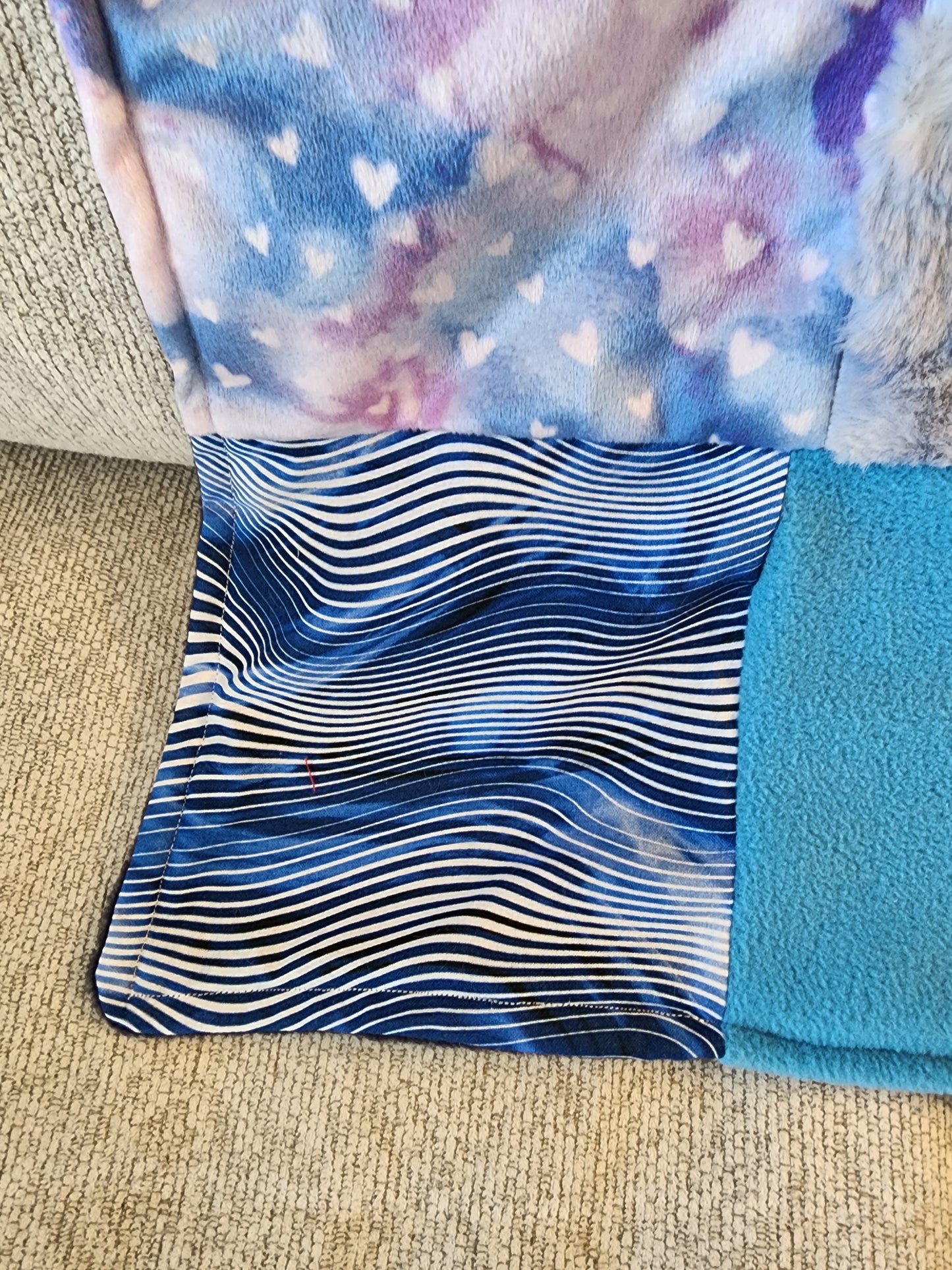 Sensory Blanket- SharksTheme fidget lap blanket Dementia