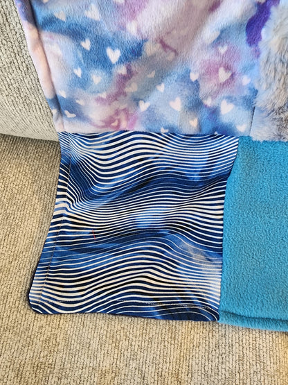 Sensory Blanket- SharksTheme fidget lap blanket Dementia
