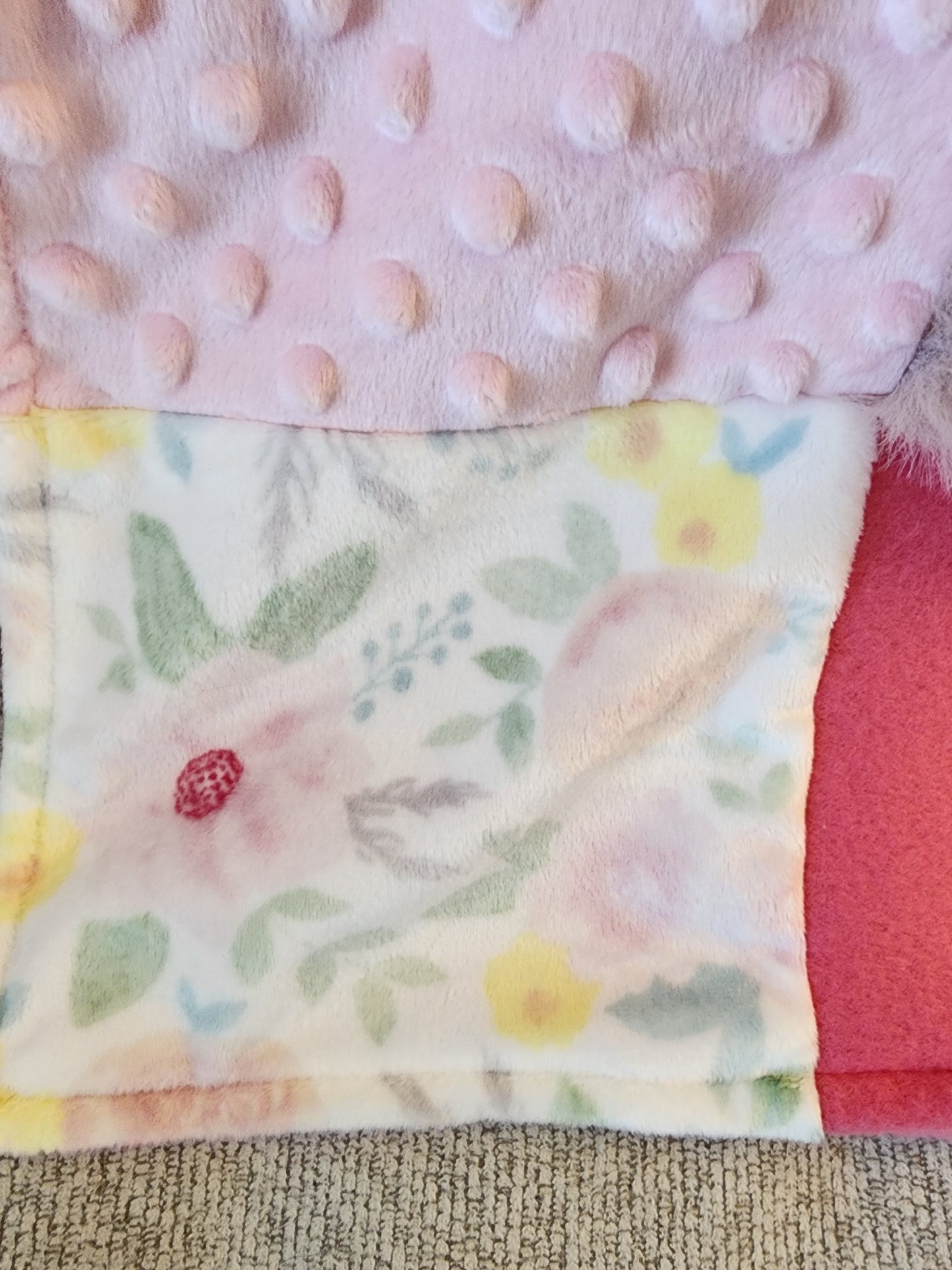 Sensory Blanket- Mermaid Scales Theme fidget lap blanket Dementia