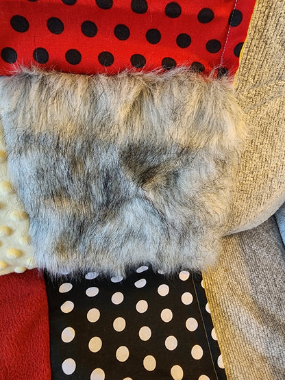 Sensory Blanket- Old Fashioned Mickey Theme fidget lap blanket Dementia