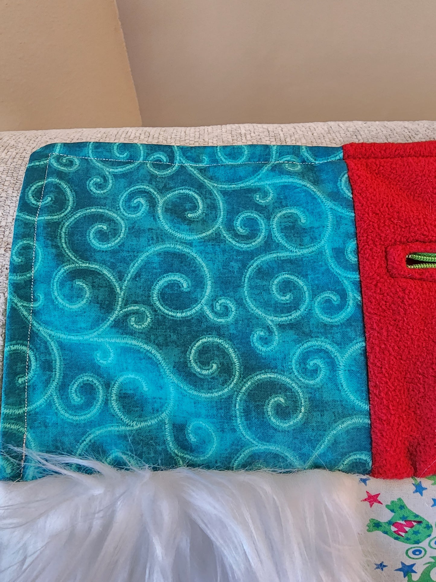 Sensory Blanket- monsters Theme fidget lap blanket Dementia