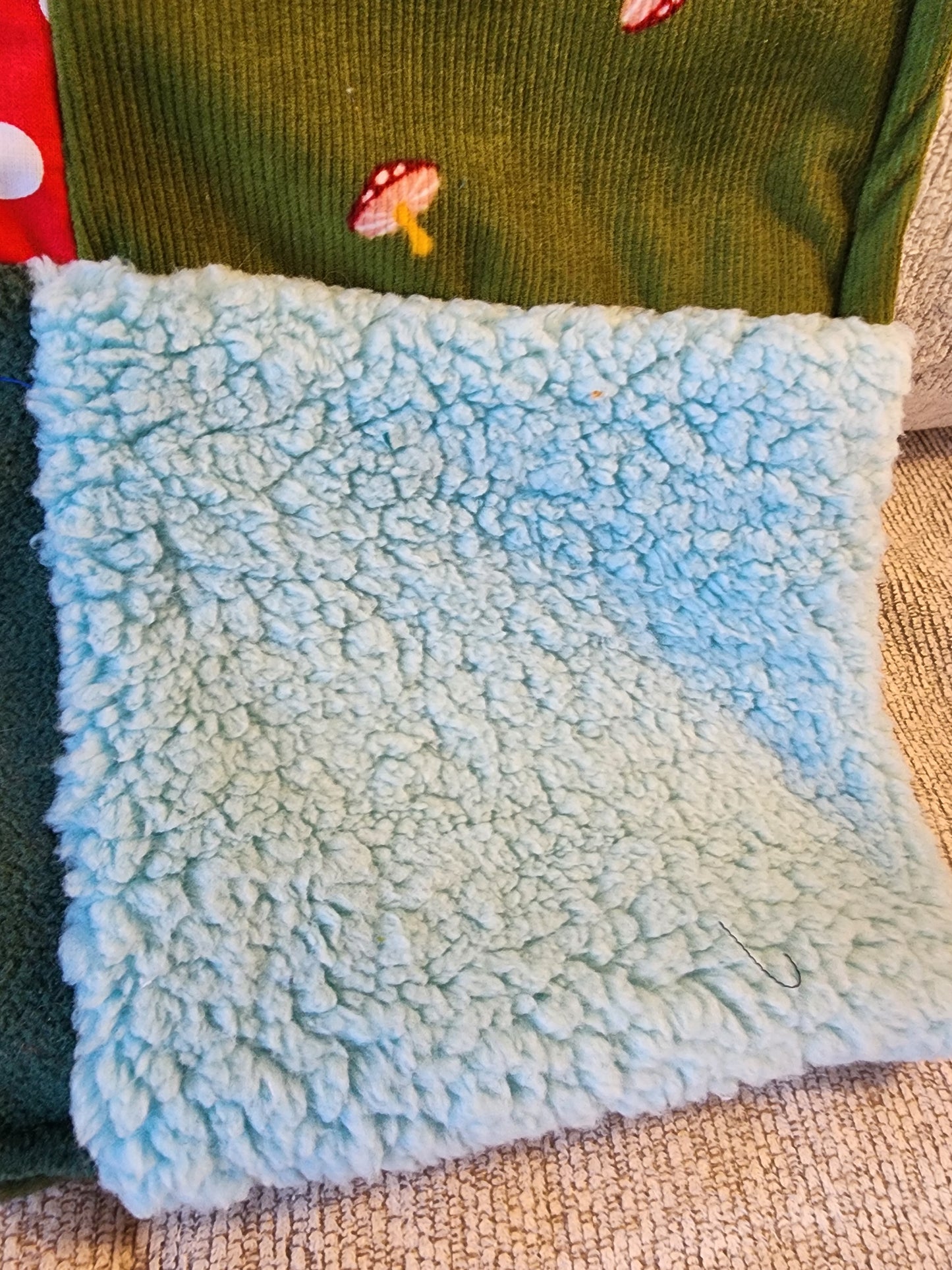 Sensory Blanket- monsters Theme fidget lap blanket Dementia