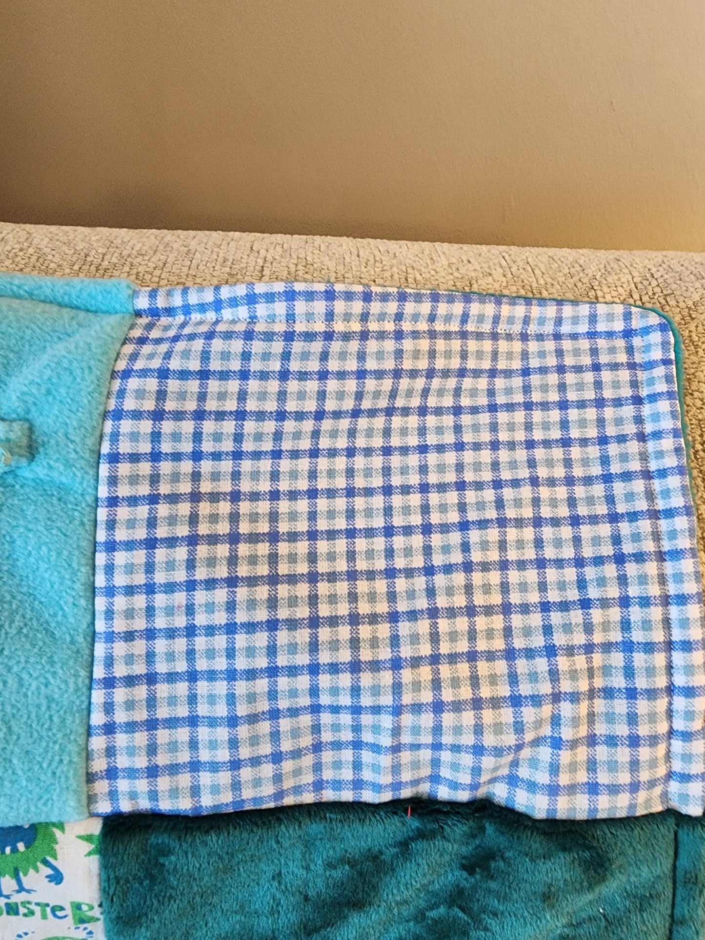 Sensory Blanket- Monsters Theme fidget lap blanket Dementia