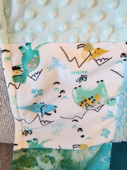 Sensory Blanket- Monsters Theme fidget lap blanket Dementia