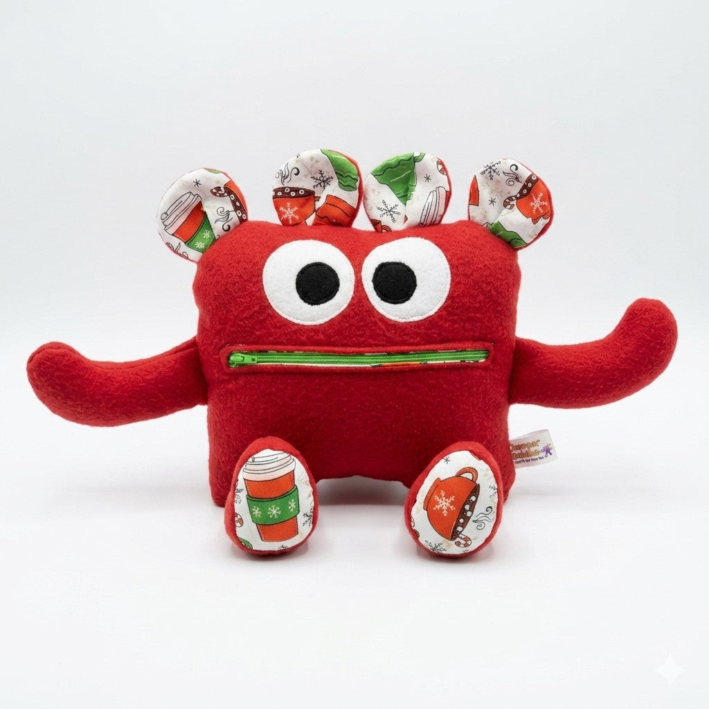 Chomper Buddy 14" Red with hot chocolate cups