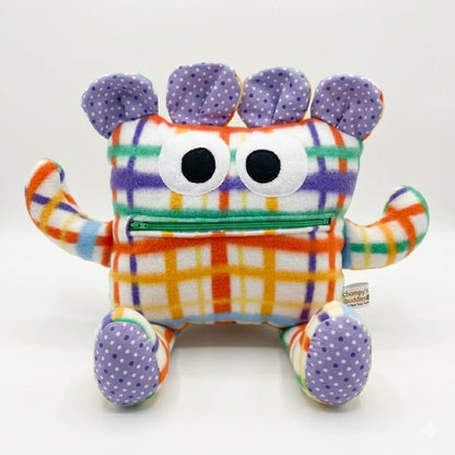 Chomper Buddy 14" Multi-Color Plaid