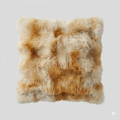 Sensory Square-Rainbow plush fur royal blue dimple dot minky