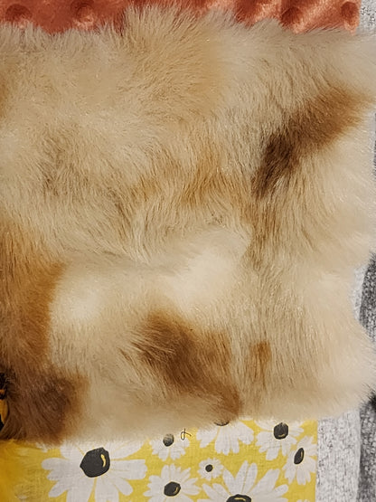 Sensory Blanket- Sunflowers fidget lap blanket