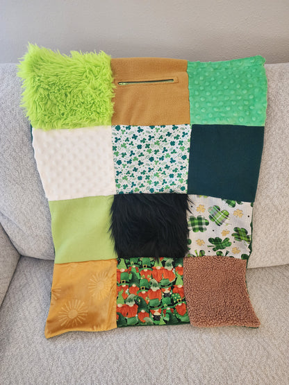 Sensory Blanket Fidget lap blanket Easter Theme