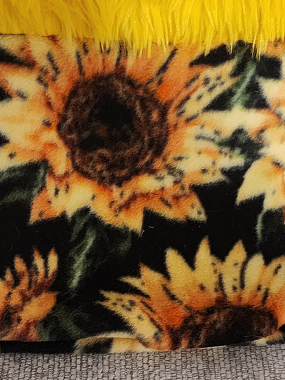 Sensory Blanket- Sunflowers fidget lap blanket