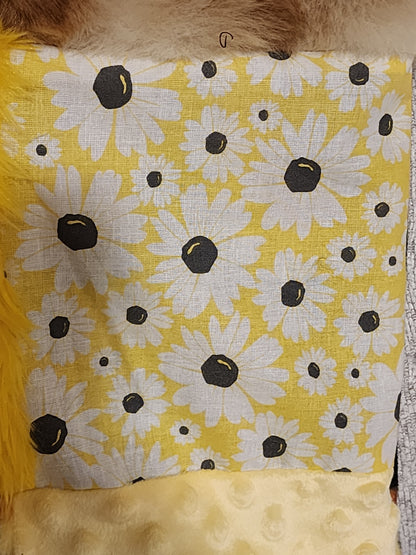 Sensory Blanket- Sunflowers fidget lap blanket