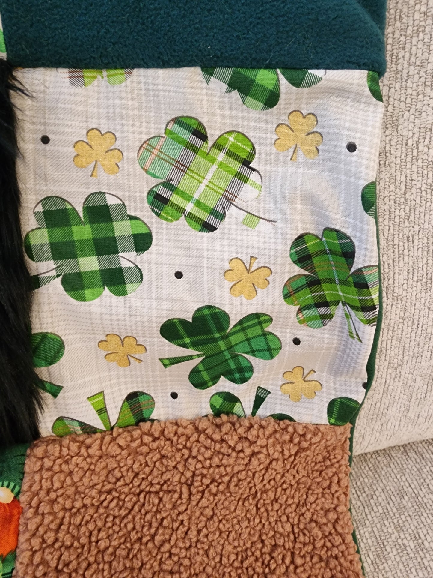 Sensory Blanket Fidget lap blanket Easter Theme
